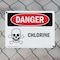 Signmission Chlorine Danger Sign, Plastic, 10in W x 7in L, 2PK OS-2PACK-DS-P-710-L-1065 - alternate 6